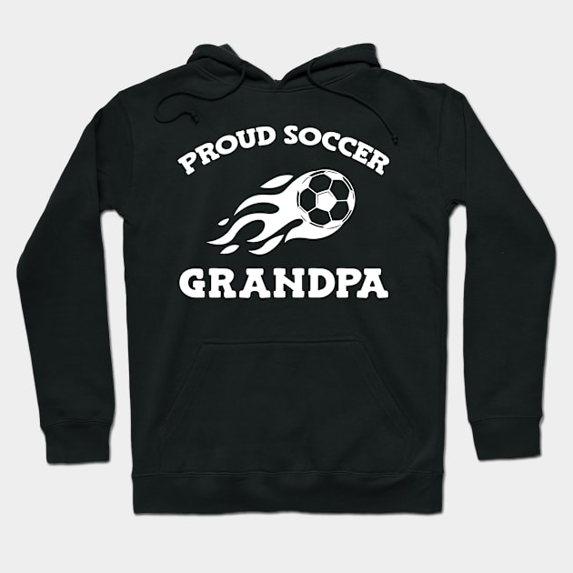 Proud Soccer Grandpa Hoodie by TheBestHumorApparel